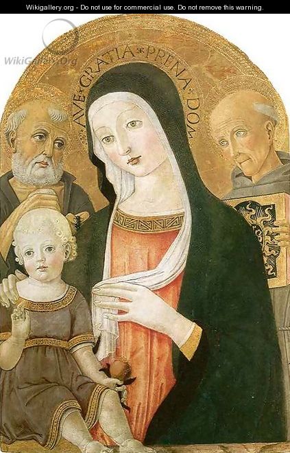 Madonna and Child with Saints - Benvenuto di Giovanni