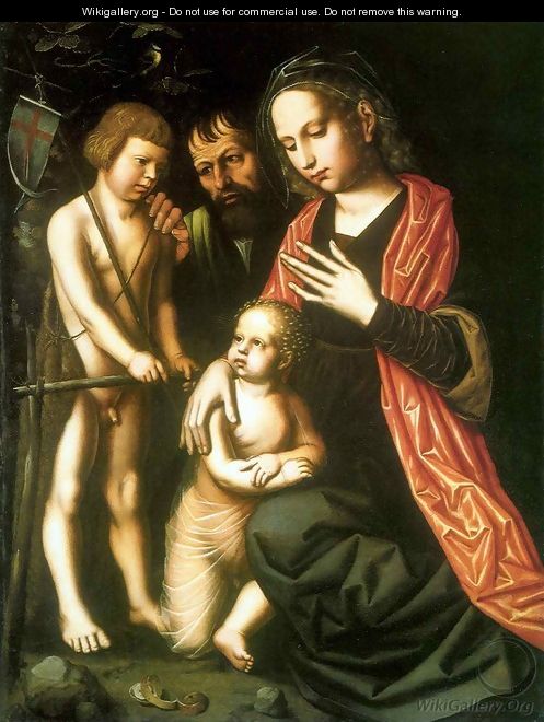 Holy Family with St John the Baptist as a Child - Ambrosius Benson