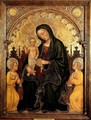 Madonna with Child and Two Angels - Gentile Da Fabriano