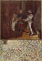 Miniature from Le Livre du coeur d amour epris by King Rene I of Anjou - Barthelemy d