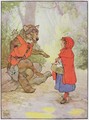 Little Red Riding Hood and the Wolf - Frank Adams