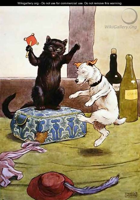 Illustration from The Beautiful Book of Nursery Rhymes, Stories and Pictures - Frank Adams