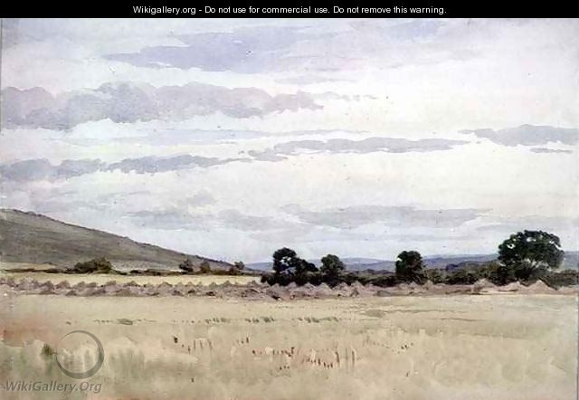 Landscape with Cornfield - John Absolon