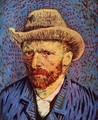 Self Portrait with Grey Felt Hat 2 - Vincent Van Gogh
