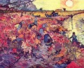 The red wine gardens - Vincent Van Gogh