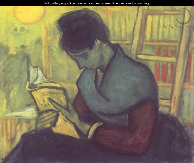 The novel reader - Vincent Van Gogh
