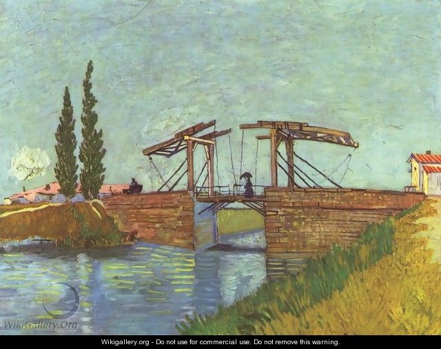The angloise Bridge at Arles (The Drawbridge) - Vincent Van Gogh