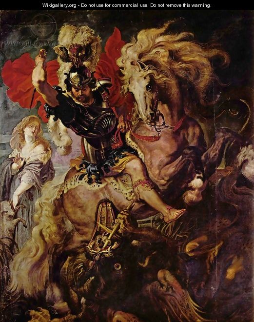 The spear, detail - Peter Paul Rubens