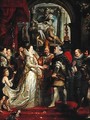 Paintings for Maria de Medici, Queen of France, scene wedding of Henry IV and Maria de Medici in Florence - Peter Paul Rubens