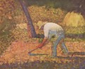Farmer with hoe - Georges Seurat
