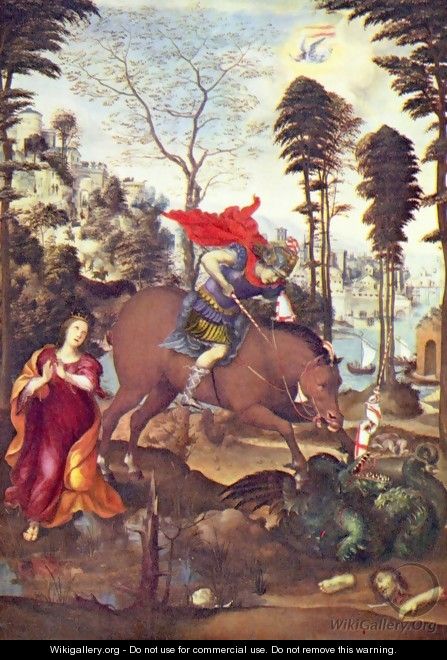 St. George - & Sodoma, G. (1477-1549) Signorelli, L. (c.1441-1523)