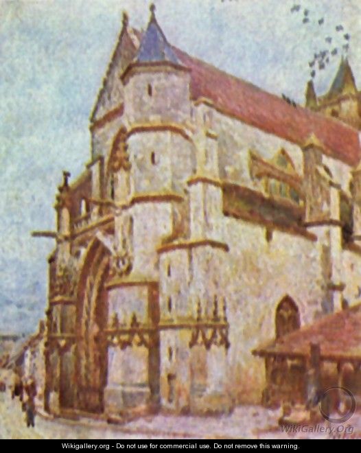 Church of Moret - Alfred Sisley