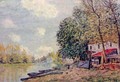 The Loing at Moret 3 - Alfred Sisley