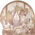 Fresco cycle Passion of Christ in the Certosa del Galluzzo, Szene Cross, fragment - (Jacopo Carucci) Pontormo
