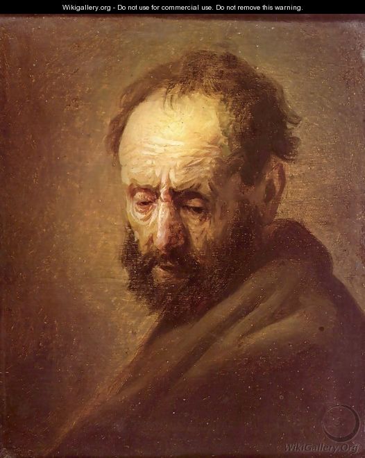 Head of a Man - Rembrandt Van Rijn