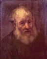 Head of an old man - Rembrandt Van Rijn
