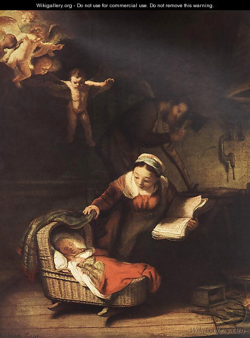 Holy Family - Rembrandt Van Rijn