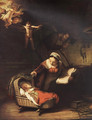 Holy Family - Rembrandt Van Rijn