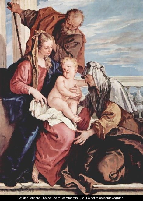 Holy Family with St. Anne - Sebastiano Ricci