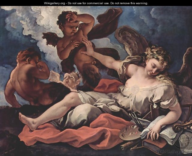 Allegory of the Arts - Sebastiano Ricci