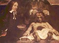 The anatomy lesson of Dr. Joan Deyman (or Dr. Jan Deijman) - Rembrandt Van Rijn