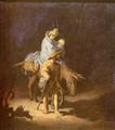 The flight into Egypt - Rembrandt Van Rijn