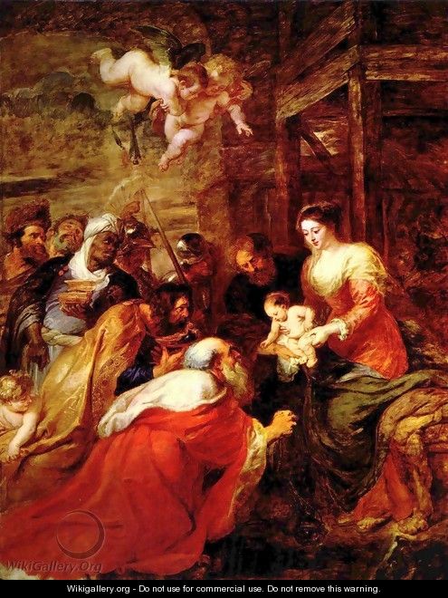 The Adoration of the Magi 3 - Peter Paul Rubens