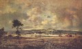 Thunderstorm in the plain of Montmartre - Theodore Rousseau