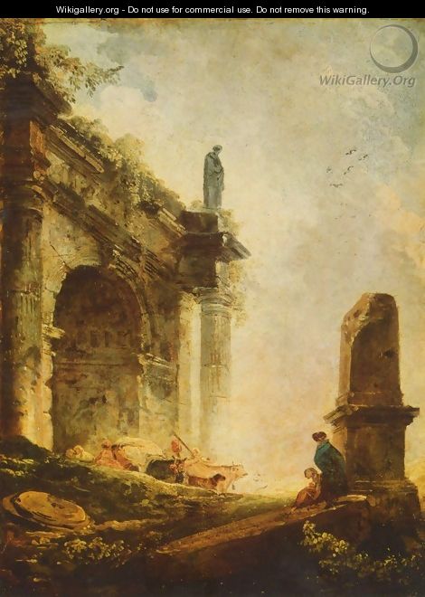 Ancient ruins - Hubert Robert