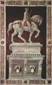 Painted statue of Giovanni Acuto (John Hawkwood) - Paolo Uccello