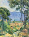 View of L'Estaque and the Chateau d'If (The Sea at L'Estaque) - Paul Cezanne