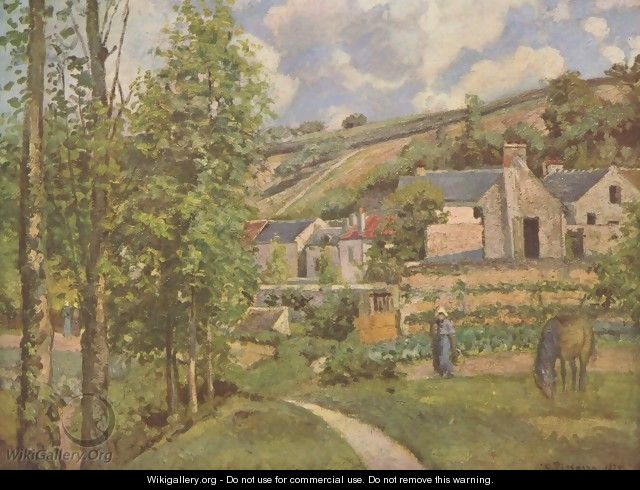 Landscape at Pontoise 2 - Camille Pissarro