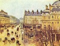 Avenue de l'Opera, Paris in the rain - Camille Pissarro