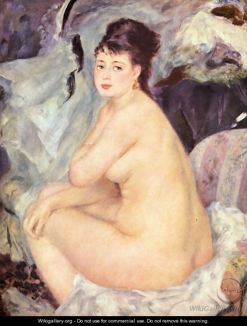 Female Nude (Anna) - Pierre Auguste Renoir