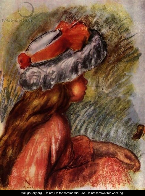 Head of a Girl 2 - Pierre Auguste Renoir