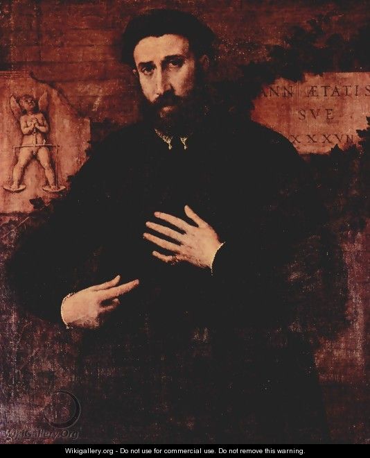 Portrait of a man of 37 years - Lorenzo Lotto