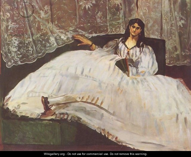 Lady with fan - Edouard Manet