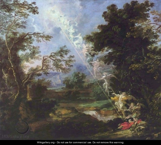 Landscape with the Dream of Jacob - Michael Leopold Willmann