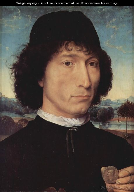 Portrait of a man with an ancient coin - Hans Memling