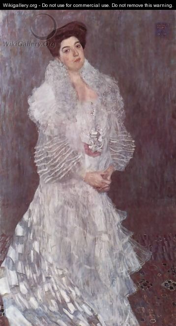 Portrait of Hermine Gallia - Gustav Klimt