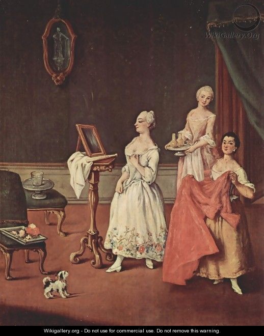 Lady at her toilet - Pietro Longhi