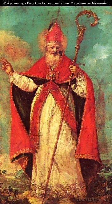 Blessing of St. Nicholas - Francesco Guardi