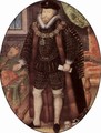 Portrait of Sir Christopher Hatton, Oval - Nicholas Hilliard