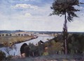 Seine landscape at Bois-Le-Roi - Carl Fredrik Hill