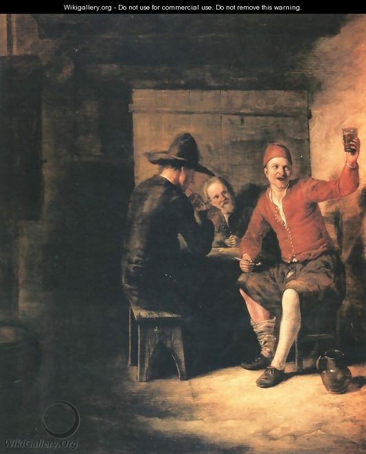 Happy drinkers - Pieter De Hooch