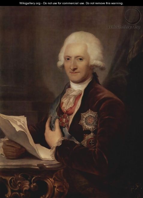 Portrait of Count Johann Jakob Sievers - Giuseppe or Josef Grassi