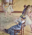 During the dance classes at madame Cardinal - Edgar Degas