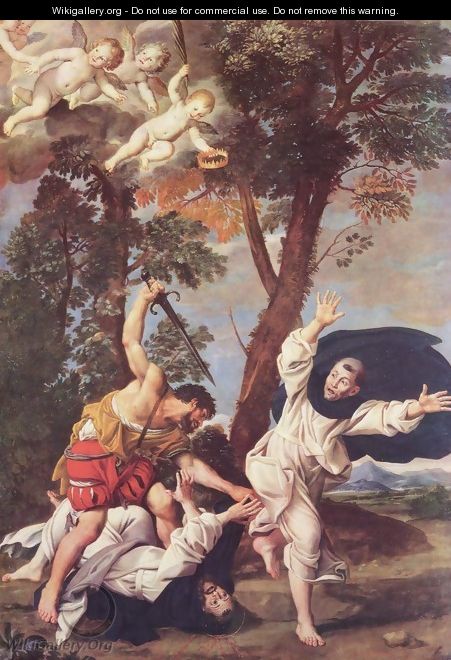 Assassination of Saint Peter Martyr - Domenichino (Domenico Zampieri)