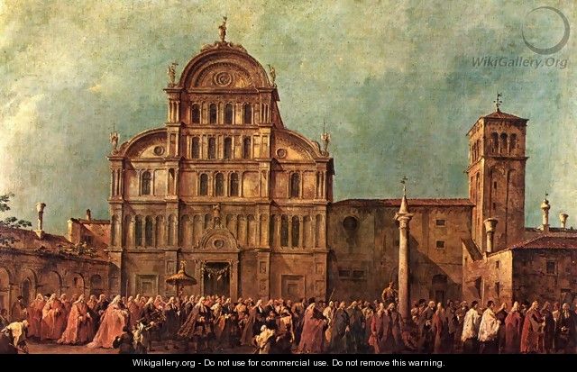 The Procession of the Doge of Venice - Francesco Guardi