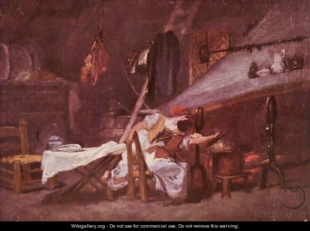 At the stove - Jean-Honore Fragonard
